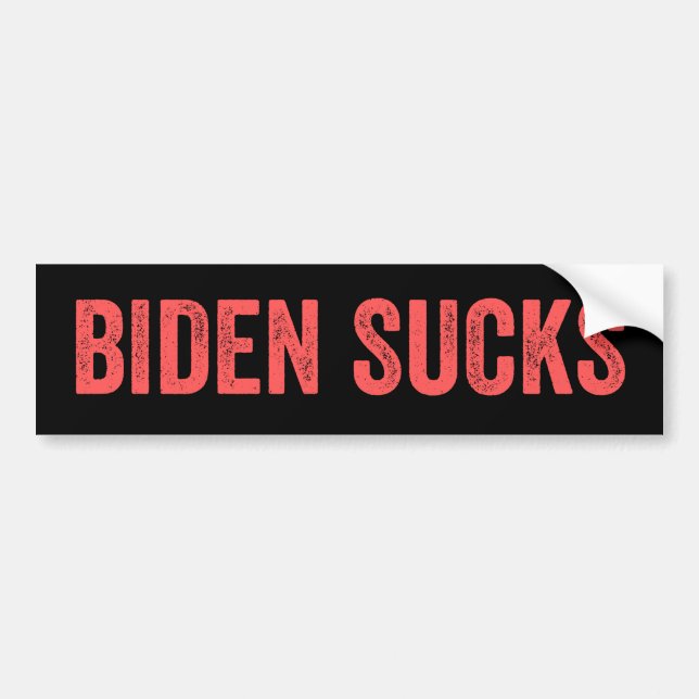 PEGATINA PARA COCHE BURLAS DE BIDEN (Frente)