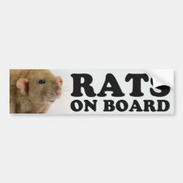 Pegatina Para Coche (Burmese) Ratas él board