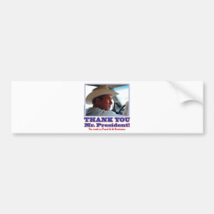 Pegatina Para Coche Bush-Thank-You-American