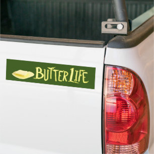Pegatina Para Coche Butter Life Green BG