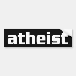Pegatina Para Coche BW_atheist1