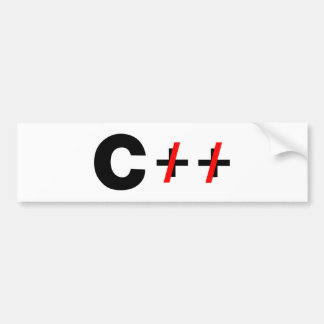 Pegatina Para Coche C, no C++