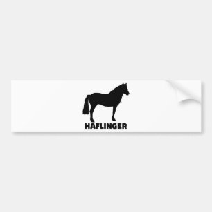 Pegatina Para Coche Caballo de Haflinger