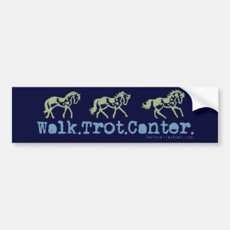 Pegatina Para Coche Caballos de canter Walk Trot