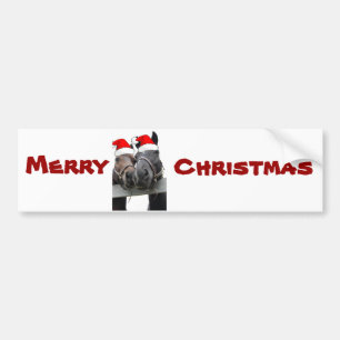Pegatina Para Coche Caballos navidades
