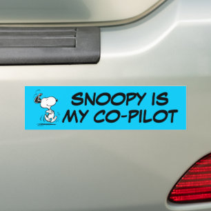 Pegatina Para Coche Cacahuetes   Baile Snoopy Happy
