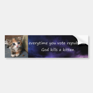 Pegatina Para Coche cada vez que usted vota al republicano