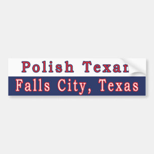 Pegatina Para Coche Cae Ciudad Polaco Texter Bumper Sticker
