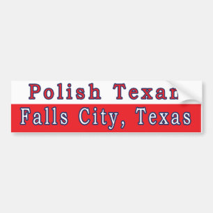 Pegatina Para Coche Cae Ciudad Polaco Texter Bumper Sticker