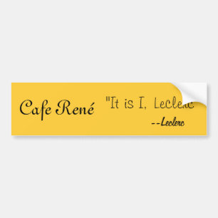 Pegatina Para Coche Café René