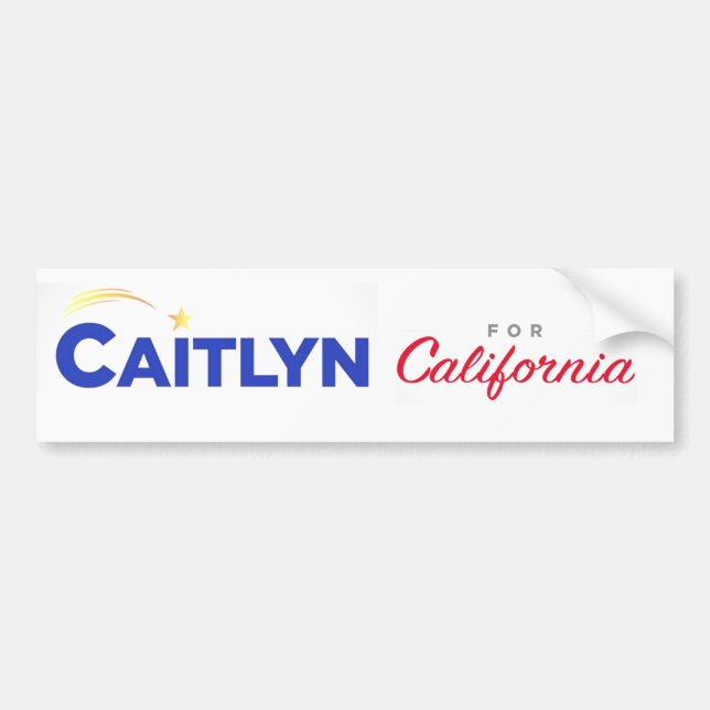 Pegatina Para Coche Caitlyn para California (Frente)