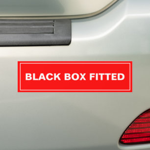 Pegatina Para Coche Caja Negra Instalada