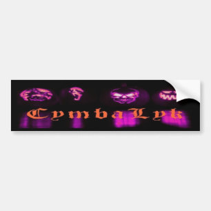 Pegatina Para Coche Calabazas malvadas Bumpersticker de CymbaLyk