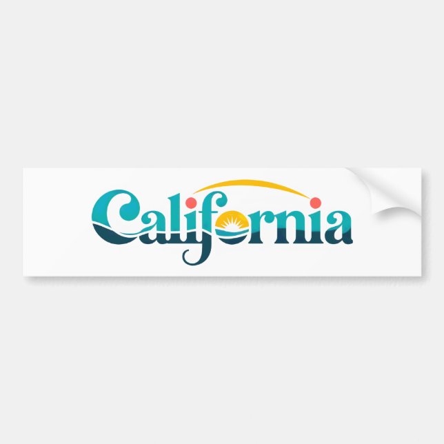 Pegatina Para Coche California (Frente)
