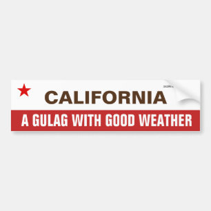 Pegatina Para Coche California Un Gulag Con Buen Tiempo