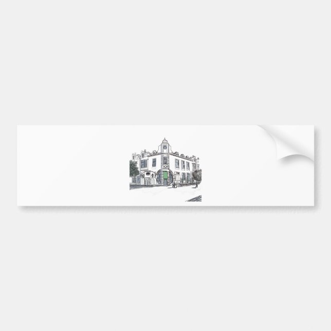 Pegatina Para Coche calle del casco antiguo (Frente)