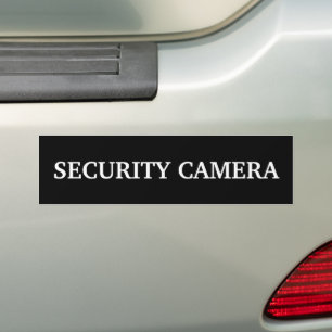 PEGATINA PARA COCHE CÁMARA DE SEGURIDAD