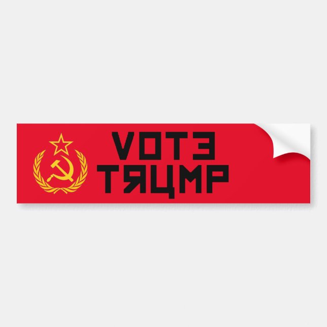 Pegatina Para Coche Camarada del triunfo del voto (Frente)