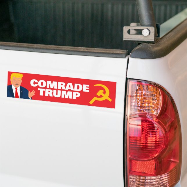 Pegatina Para Coche Camarada Trump personalizado divertida política mu (En Camión)