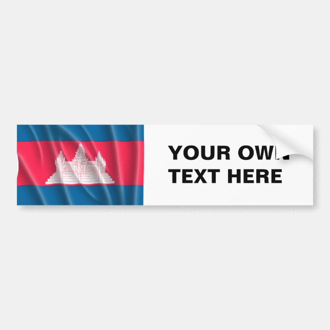 PEGATINA PARA COCHE CAMBOYA (Frente)