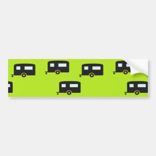 Pegatina Para Coche Caminando en verde
