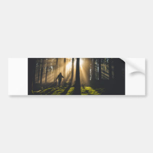 Pegatina Para Coche caminar por el bosque