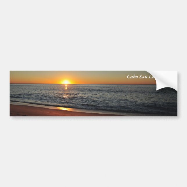 Pegatina Para Coche Caminos por el amanecer - Cabo (Frente)