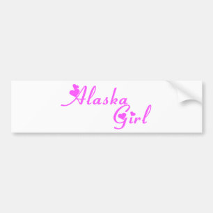Pegatina Para Coche Camisa Chica de Alaska