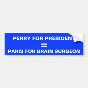 Pegatina Para Coche camiseta 2012 de la elección del anti-perry