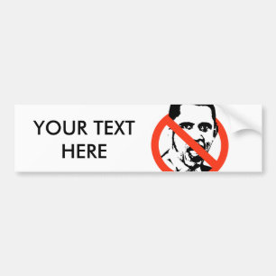 PEGATINA PARA COCHE CAMISETA DE ANTI-OBAMA
