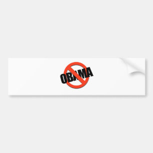 PEGATINA PARA COCHE CAMISETA DE ANTI-OBAMA