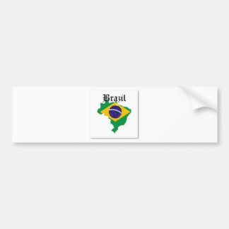 PEGATINA PARA COCHE CAMISETA DE LA BANDERA DEL BRASIL Y ETC