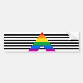 Pegatina Para Coche Camiseta de Orgullo Aliado