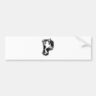 Pegatina Para Coche camiseta de Phibbie del silluete+copia de los