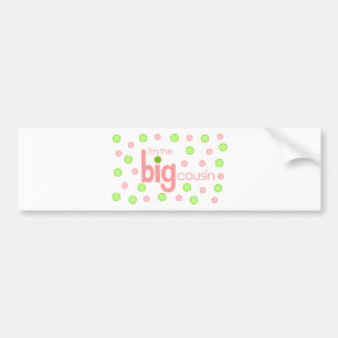 Pegatina Para Coche Camiseta grande del polkadot del primo