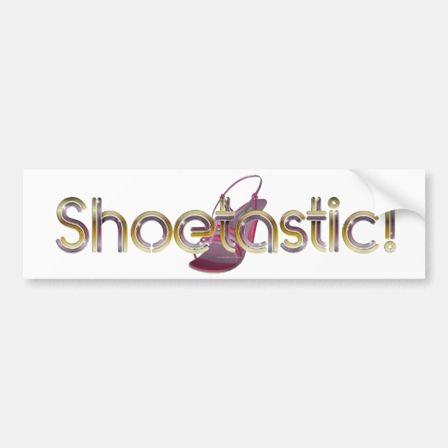 Pegatina Para Coche CAMISETA Shoetastic (Frente)