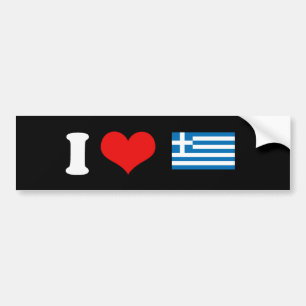 Pegatina Para Coche Camisetas y regalos griegos de la bandera