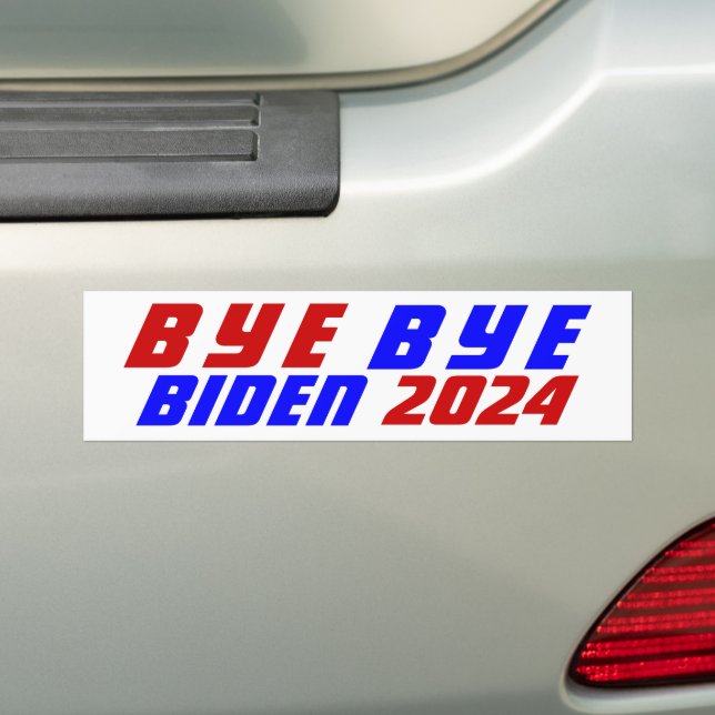 Pegatina Para Coche Campaña 2024 Adiós presidente Joe BIDEN Save USA (en coche)