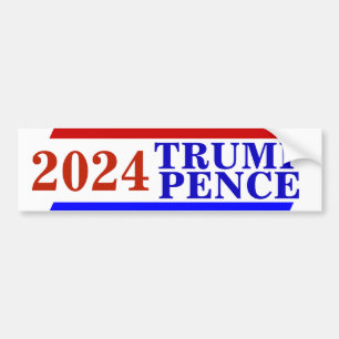 Pegatina Para Coche Campaña 2024 elección del presidente TRUMP PENCE