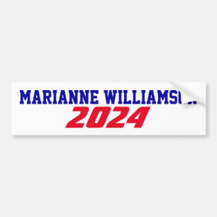 Pegatina Para Coche Campaña 2024 Marianne Williamson presidenta de Est