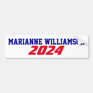 Pegatina Para Coche Campaña 2024 Marianne Williamson presidenta de Est