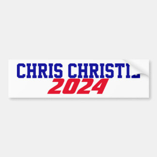 Pegatina Para Coche Campaña 2024 Presidente candidato a Chris Christie
