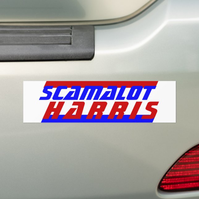 Pegatina Para Coche Campaña 2024 Presidente KAMALA SCAMALOT HARRIS (en coche)