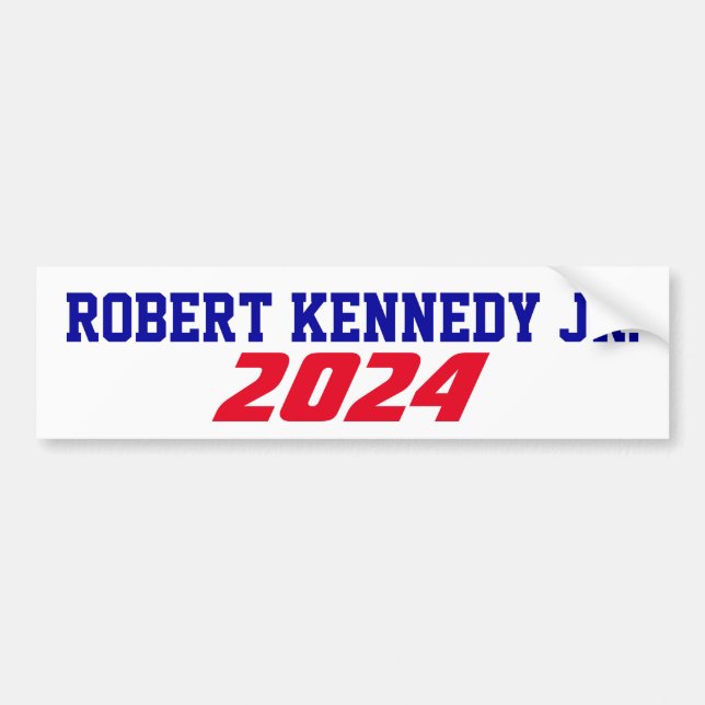 Pegatina Para Coche Campaña 2024 Robert Kennedy Jr para Presidente (Frente)