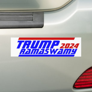 Pegatina Para Coche Campaña 2024: voto del presidente TRUMP VIVEK RAMA