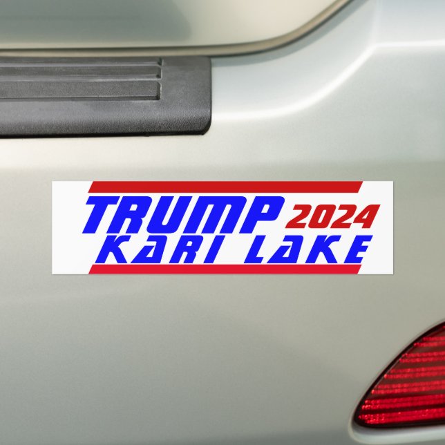 Pegatina Para Coche Campaña 2024 Voto del presidente TRUMP y el LAGO K (en coche)