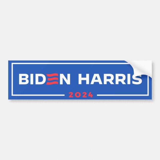 Pegatina Para Coche Campaña Biden Harris 2024 (Frente)