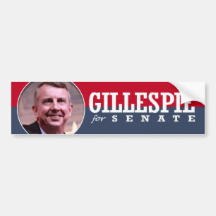 PEGATINA PARA COCHE CAMPAÑA DE GILLESPIE DEL ED