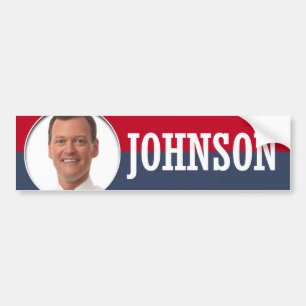 PEGATINA PARA COCHE CAMPAÑA DE JEFF JOHNSON