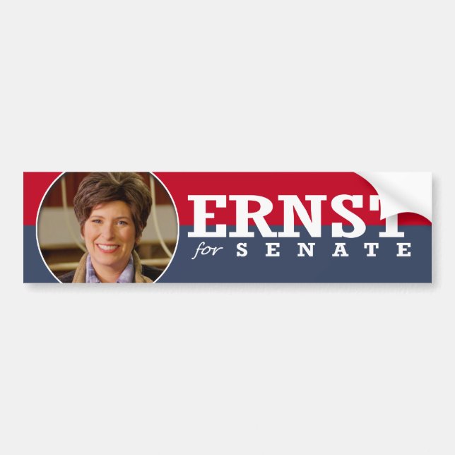 PEGATINA PARA COCHE CAMPAÑA DE JONI ERNST (Frente)